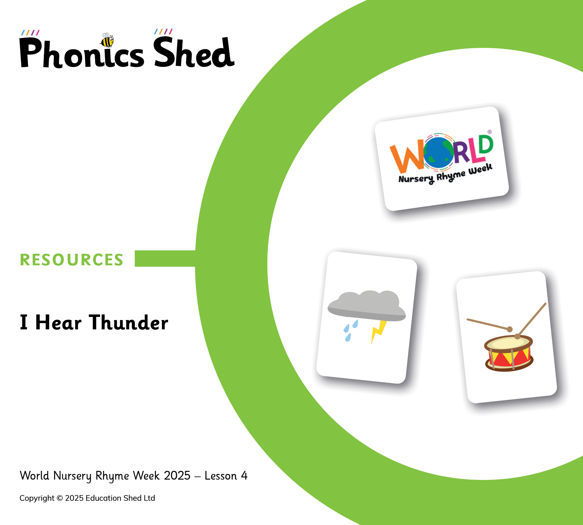 Nursery Rhyme Planning - I Hear Thunder